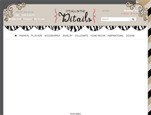 Tablet Screenshot of ditailsboutique.com